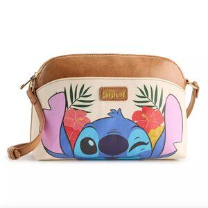 Disney Lilo and Stitch Peek-A-Boo Stitch Crossbody Purse Bag